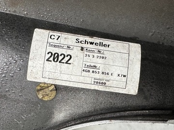 фото thumb №7, Планка пороговая правая audi a7 4g8 s-line передний рестайлинг