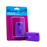 фото thumb №7, Epkc124 fioletowe чохол силіконовий na ключі citroen peugeot