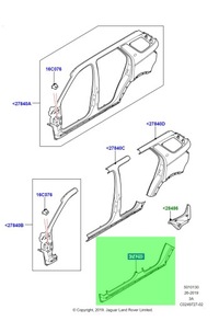 фото thumb №3, Нове поріг обшивка порога r discovery sport 2015-19