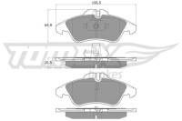 фото thumb №2, Tomex brakes тормозные колодки ham. перед mercedes b901 b903 b904 w638 1995-2006