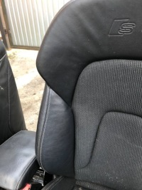 Сидіння ковші напівшкіра+ матеріал speed audi a4 b8 kombi/sedan s line 08-15 Ціна, фото thumb
