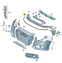 фото thumb №1, Нижній спойлер бампера перед audi a1 дорестайлінг aso оригінал