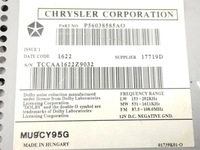 фото thumb №5, Chrysler pt cruiser 2002 панель / радіопрогравач cd/dvd/gps