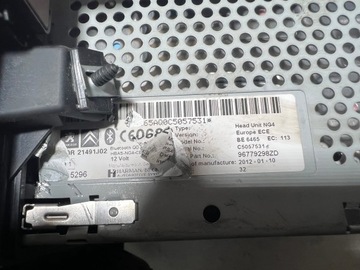 CITROEN C5 III RADIO NAWIGACJA RAMK 96779298ZD NG4