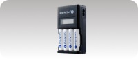 Зарядное устройство для никель-металлогидридных аккумуляторов AA AAA everActive NC-450 Black LCD