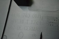 фото thumb №5, Mercedes a45 amg задня кришка багажника молдинг ліва w176 2014 rhd