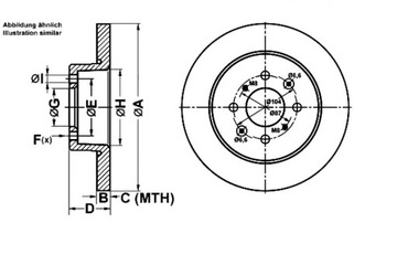 фото thumb №2, Ate комплект диск тормозных 562440b 562447b 9864
