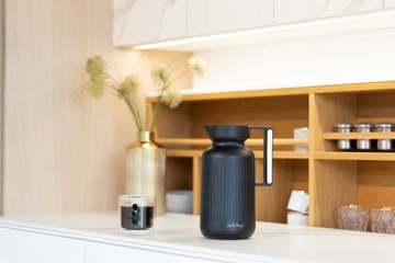 Termos z wkładem szklanym Vialli Design LUNGO 1 l (czarny) 29262