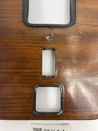 фото thumb №12, Дерево тунелю консолі важіль перемикання передач коробки передач mercedes c126 w126 se sel sec zebrano