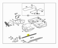 фото thumb №11, Молдинг пороговая левая mercedes benz c 200 oem номер a2036861936
