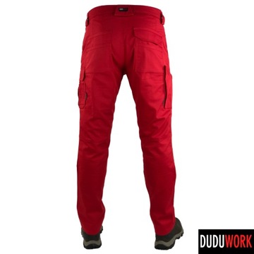DuduWork РАБОЧИЕ БРЮКИ Красные наколенники 60