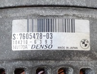 фото thumb №6, Bmw z4 e89 генератор 7605478 14v 170a denso 2.0i 115kw n20b20a 2013