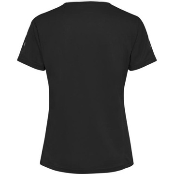 ЧЕРНАЯ СПОРТИВНАЯ ФУТБОЛКА HUMMEL С ЛОГОТИПОМ TPS HMR__S