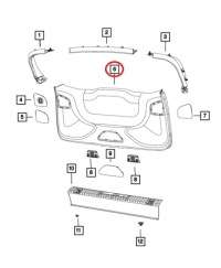 фото thumb №3, Chrysler pacifica защита обивка пластик крышки