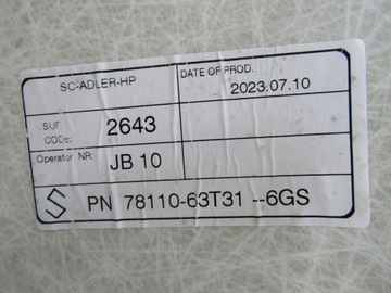 фото thumb №13, Sx4 s-cross ii 23r потолок потолок автомобиля 78110-63t31 78110-63t31--6gs