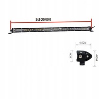 фото thumb №3, Лампа робоча dalekosiężna - led bar - 53cm 1200w