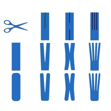 TAŚMA KINEZJOLOGICZNA PLASTRY TAPE TEJPY KINESIOTAPING TEJP PRO 5MX5CM