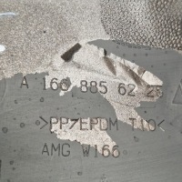 фото thumb №10, Накладка бампера левый задняя mercedes ml w166 amg a1668856325