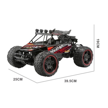 MONSTER TRUCK С ДИСТАНЦИОННЫМ УПРАВЛЕНИЕМ АККУМУЛЯТОРНОЙ МАШИНКОЙ КРАСНЫЙ ПУЛЬТ ДИСТАНЦИОННОГО УПРАВЛЕНИЯ