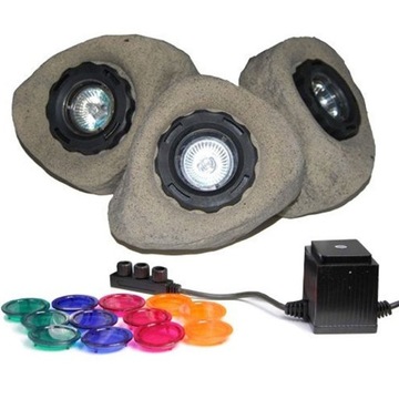 CQD-202C Lampa halogenowa do oczka +soczewki 3x20W