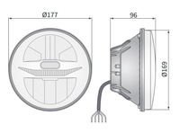 фото thumb №10, Фара лампа перед led mustang mazda mx-5 samurai sj мотоцикл 14dni 1d1