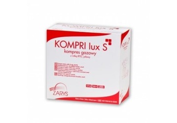 Компресс марлевый KOMPRI lux S, стерильный, 10x10см GS1710081-S