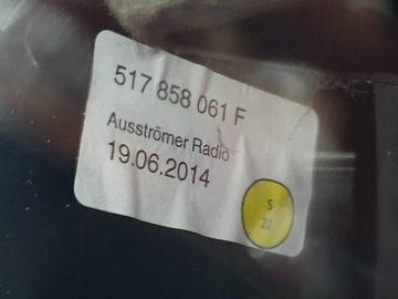 фото thumb №16, Golf vii sportsvan 2015r декоры решётки воздуховод панель климат рамка туннеля eu