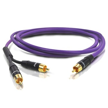 KABEL DO SUBWOOFERA TYP Y MELODIKA MDSWY70 PURPLE RAIN 1 RCA - 2 RCA 7m