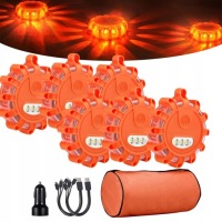Купить 6xlampa предупредительная flara kogut stroboskop led магнит с hak na аккумулятор usb, фото thumb