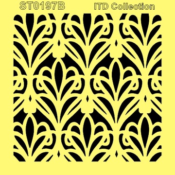 SZABLON MASKA 16x16cm - ornament scrapbooking decoupage