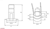 фото thumb №3, Ast asl9029 кільце / komutator / bosch szt авто