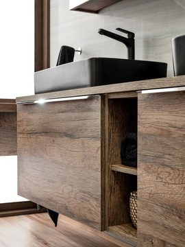 SANTA FE OAK Zestaw mebli łazienkowych 180-1 Dąb