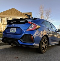 фото thumb №8, Honda civic 10 x спойлер спойлер спойлер подкладка!