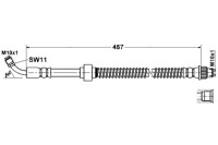 фото thumb №1, Шланг тормозной ate 4620100qac 9111645 4403645 8