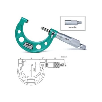 Mikrometr Insize 0-25 mm 3203-25A