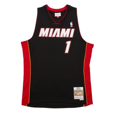 Футболка Mitchell & Ness HEAT 2012 CHRIS BOSH ЧЕРНАЯ - 2XL