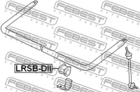 Гумовий елемент стабілізатора d35 febest lrsb-dii в Україні, фото thumb
