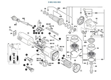 Дисковый фиксатор BOSCH GWS1000 003 УШМ