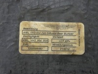 Диффузор бампера заднего aston martin dbs/ db-9/ virage карбон/ карбон с Разборки, фото thumb