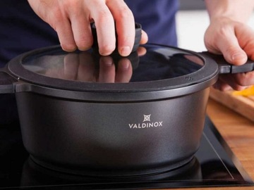 Набор кастрюль с антипригарным покрытием для духовки Valdinox Expert, 8 шт. газовая индукция