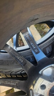 фото thumb №13, Диски mercedes audi 18" 8.5j et40 шини зимовий michelin 235/50/18 2019 r