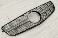 фото thumb №6, Mercedes c-class w204 2008-2014 решётка радиатора diamond серебряный