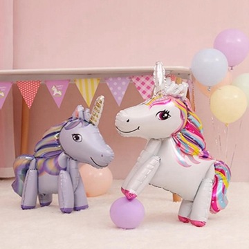 Подставка для воздушных шаров Taoup Happy Birthday в виде единорога