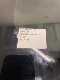 фото thumb №9, Скло кузовна права задня зад mitsubishi pajero 3 iii 5d 00-06r. as3