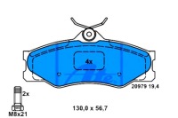 Купити Гальмівні колодки гальмівні ate 251698151f 251698151c ba2025, фото thumb