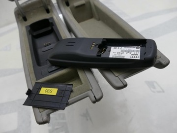 фото thumb №8, Audi a8 d3 рестайлінг підлокітник телефон сіра шкіра