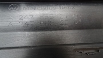 фото thumb №16, Mercedes b-klasa w247 диффузор накладка бампера зад a2478852101