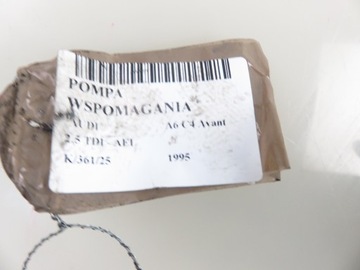 фото thumb №10, Насос підсилювача audi a6 c4 avant 2.5 tdi - ael 7681955265 048145155f