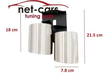 фото thumb №11, Наконечники wycechu audi a6 a7 a8 s6 s8 s line 19 cm