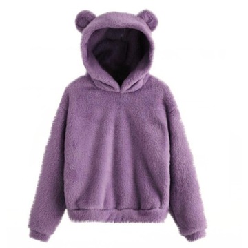 ХУДИ TEDDY BEAR С ПУШИСТЫМИ УШАМИ L